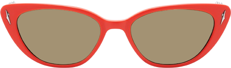 As If - Cat Eye Red Sunglasses