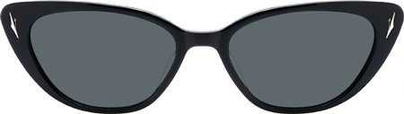 As If - Cat Eye Black Sunglasses