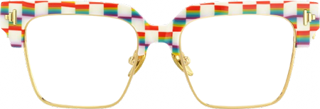 Nathifa - Browline Multicolor Eyeglasses