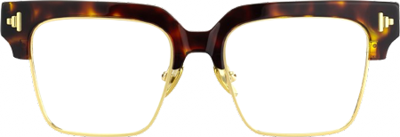 Nathifa - Browline Tortoise Eyeglasses