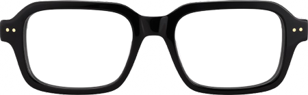 Narges - Rectangle Black Eyeglasses