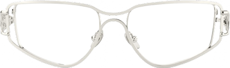 Sakina - Geometric Silver Eyeglasses