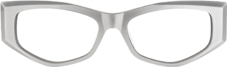 Tahiya - Geometric Grey Eyeglasses