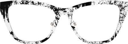 Tamah - Cat Eye White Eyeglasses