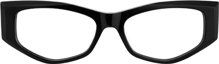 Tahiya - Geometric Black Eyeglasses