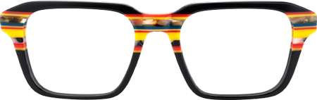 Nanda - Square Black Eyeglasses