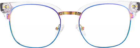 Pascale - Browline Purple Eyeglasses