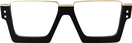 Dardhan - Rectangle Black Eyeglasses