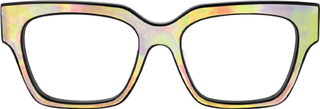 Qacha - Square Multicolor Eyeglasses