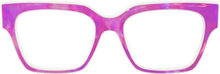 Qacha - Square Purple Eyeglasses