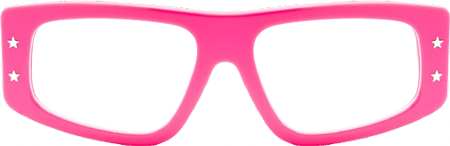 Maeva - Rectangle Pink Eyeglasses