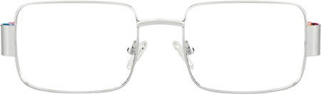 Odelya - Rectangle Silver Eyeglasses