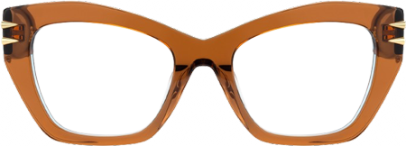 Manon - Cat Eye Brown Eyeglasses