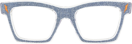 Ganya - Square Blue Eyeglasses