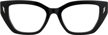 Naiara - Rectangle Black Eyeglasses