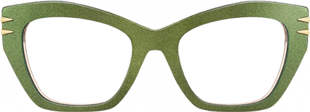 Manon - Cat Eye Green Eyeglasses