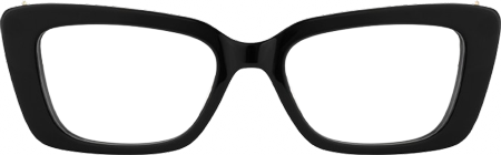 Odina - Rectangle Black Eyeglasses