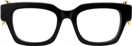 Sabrina - Rectangle Black Eyeglasses