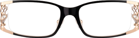 Rainey - Rectangle Two-tone Eyeglasses