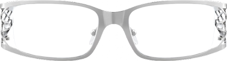 Rainey - Rectangle Silver Eyeglasses