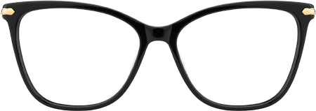 Butterfly-Shaped Spectacles With Shiny Diamond On The Temples