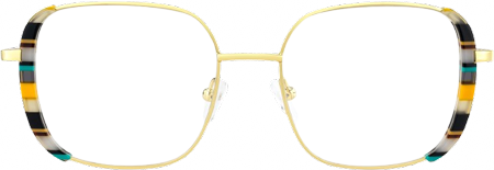Milana - Square Black Eyeglasses