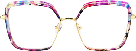 Fiorella - Square Floral Eyeglasses