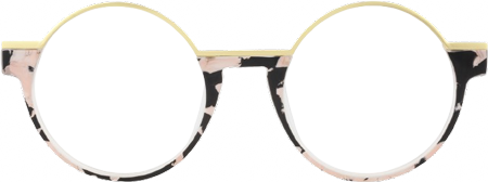 Latina - Round Floral Eyeglasses