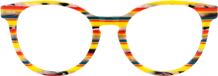 Boban - Round Yellow Eyeglasses