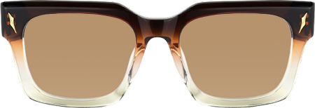 Mahola - Rectangle Brown Sunglasses
