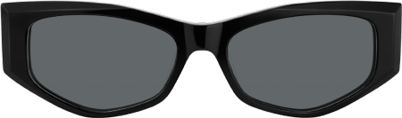 Tahiya - Geometric Black Sunglasses