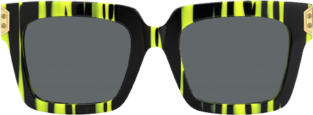 Daiane - Square Pattern Sunglasses