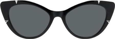 Slay - Cat Eye Black Sunglasses