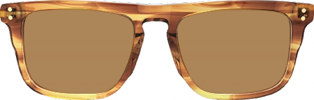 Charlotte - Rectangle Brown Sunglasses