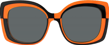 Mabon - Butterfly Orange Sunglasses