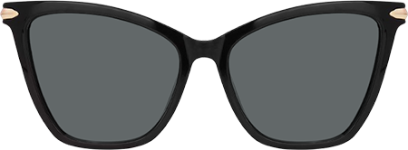Hilary - Butterfly Black Sunglasses