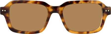 Narges - Rectangle Tortoise Sunglasses