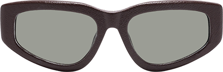 CruzHide - Geometric Brown Sunglasses