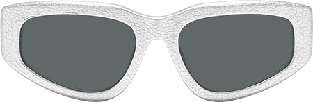 CruzHide - Geometric Silver Sunglasses