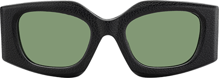 CruzHide - Geometric Black Sunglasses