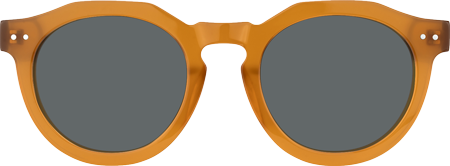Aubrey - Geometric Brown Sunglasses