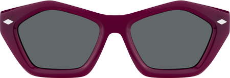 Chiclyn - Geometric Purple Sunglasses