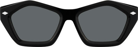 Chiclyn - Geometric Black Sunglasses