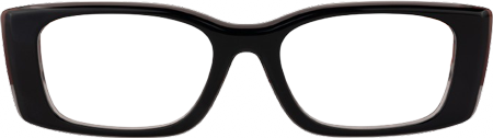 Horizon - Rectangle Black Eyeglasses