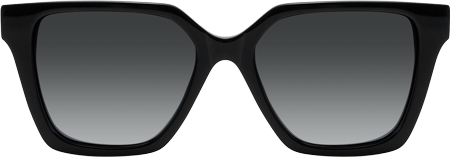 Eclipse - Square Black Sunglasses