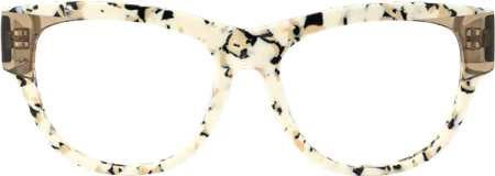 Fusion - Cat Eye White Eyeglasses