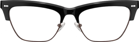 Gabriella - Cat Eye Black Eyeglasses