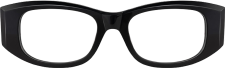 Banksy - Rectangle Black Eyeglasses