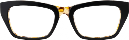 Lola - Rectangle Black Eyeglasses