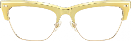 Gabriella - Cat Eye Gold Eyeglasses